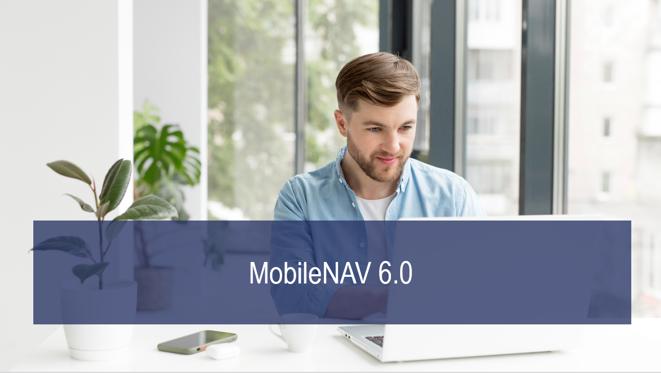 A banner about MobileNAV 6.0 release webinar